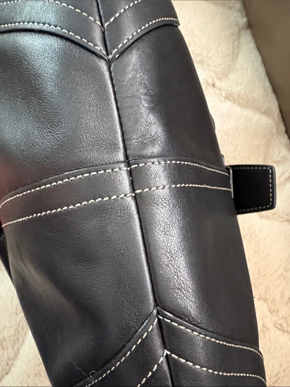 Vintage Coach Buckle Flap Crossbody -Y2K Era